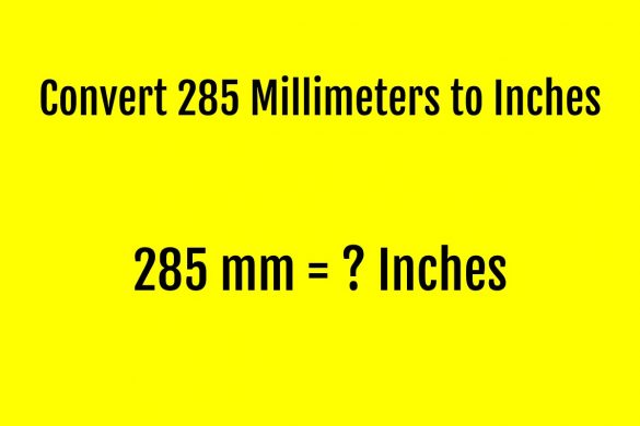 Convert Millimeters to Inches