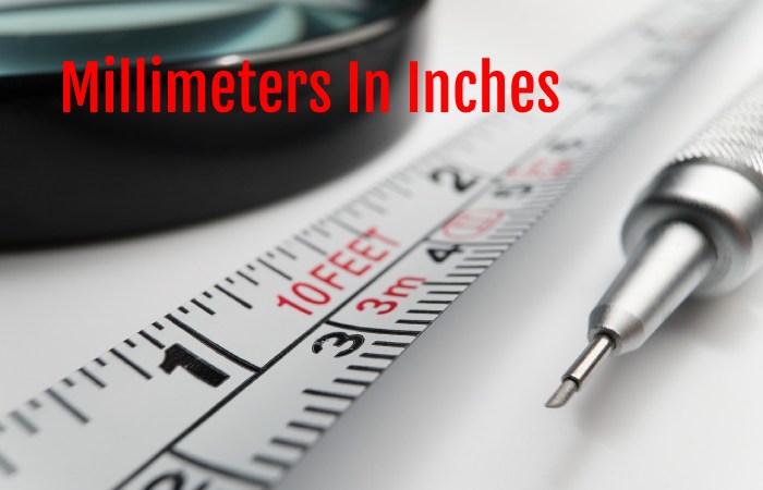Millimeters to Inches