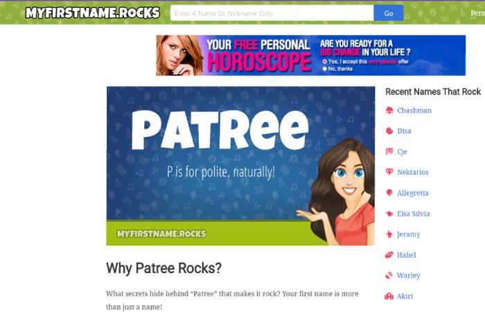 myfirstname.rocks