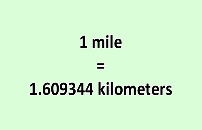 miles km