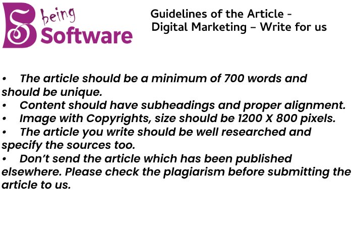 Write for us guidelines