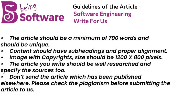 Guidelines of the Article - Software Engineering Write For Us